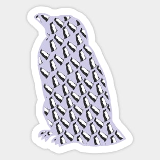 Pattern in Penguin Sticker